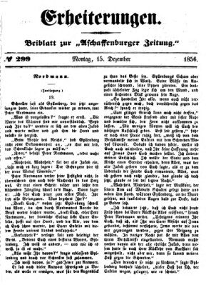 Erheiterungen (Aschaffenburger Zeitung) Montag 15. Dezember 1856