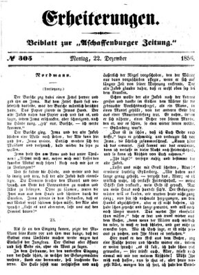 Erheiterungen (Aschaffenburger Zeitung) Montag 22. Dezember 1856