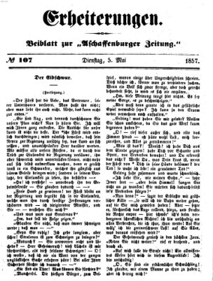 Erheiterungen (Aschaffenburger Zeitung) Dienstag 5. Mai 1857