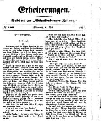 Erheiterungen (Aschaffenburger Zeitung) Mittwoch 6. Mai 1857