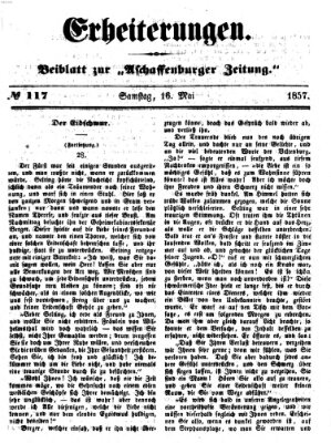 Erheiterungen (Aschaffenburger Zeitung) Samstag 16. Mai 1857