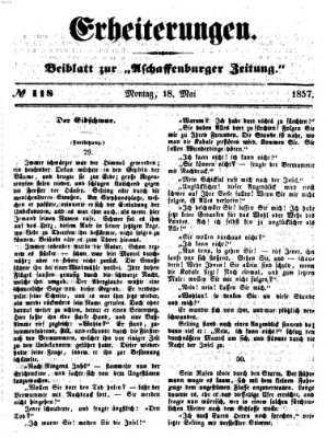 Erheiterungen (Aschaffenburger Zeitung) Montag 18. Mai 1857