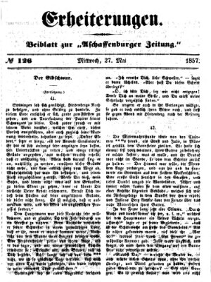 Erheiterungen (Aschaffenburger Zeitung) Mittwoch 27. Mai 1857