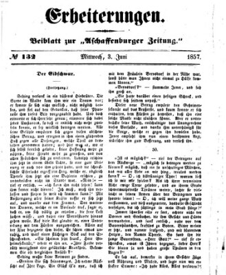 Erheiterungen (Aschaffenburger Zeitung) Mittwoch 3. Juni 1857