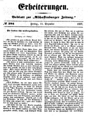 Erheiterungen (Aschaffenburger Zeitung) Freitag 11. Dezember 1857