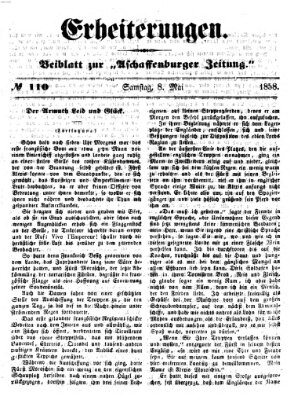 Erheiterungen (Aschaffenburger Zeitung) Samstag 8. Mai 1858