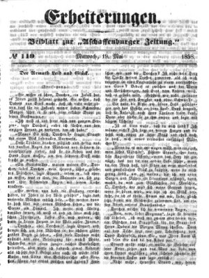 Erheiterungen (Aschaffenburger Zeitung) Mittwoch 19. Mai 1858