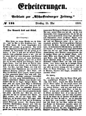 Erheiterungen (Aschaffenburger Zeitung) Dienstag 25. Mai 1858