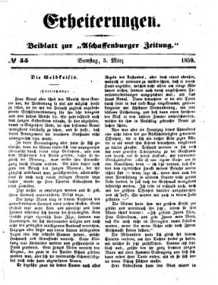 Erheiterungen (Aschaffenburger Zeitung) Samstag 5. März 1859