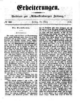 Erheiterungen (Aschaffenburger Zeitung) Freitag 18. März 1859