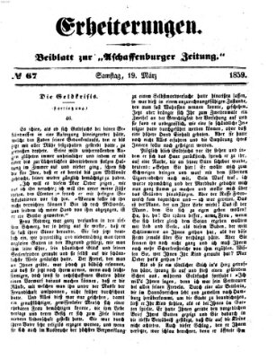 Erheiterungen (Aschaffenburger Zeitung) Samstag 19. März 1859