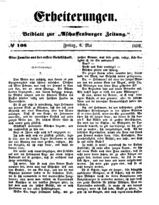 Erheiterungen (Aschaffenburger Zeitung) Freitag 6. Mai 1859