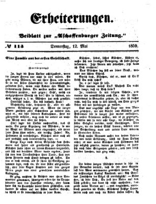 Erheiterungen (Aschaffenburger Zeitung) Donnerstag 12. Mai 1859