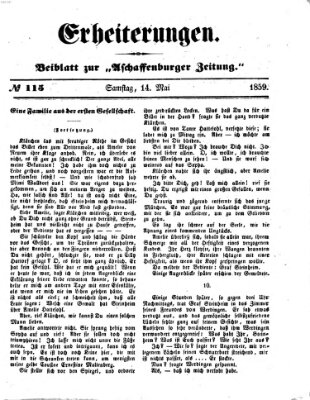 Erheiterungen (Aschaffenburger Zeitung) Samstag 14. Mai 1859