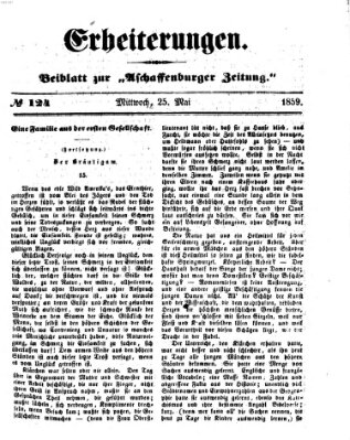 Erheiterungen (Aschaffenburger Zeitung) Mittwoch 25. Mai 1859