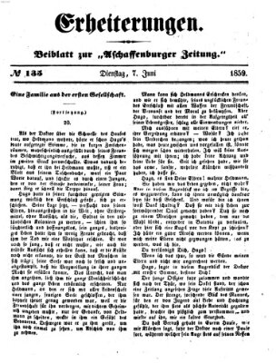 Erheiterungen (Aschaffenburger Zeitung) Dienstag 7. Juni 1859