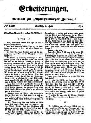 Erheiterungen (Aschaffenburger Zeitung) Dienstag 5. Juli 1859