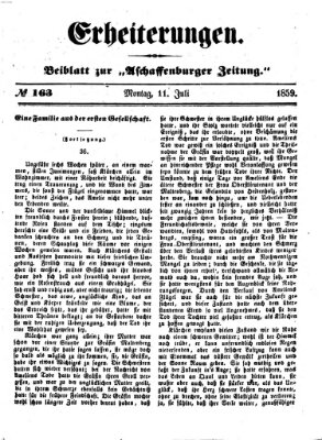 Erheiterungen (Aschaffenburger Zeitung) Montag 11. Juli 1859