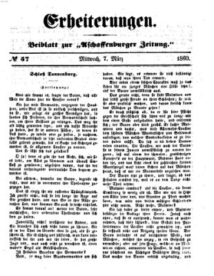 Erheiterungen (Aschaffenburger Zeitung) Mittwoch 7. März 1860