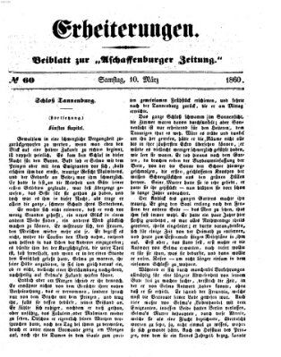 Erheiterungen (Aschaffenburger Zeitung) Samstag 10. März 1860