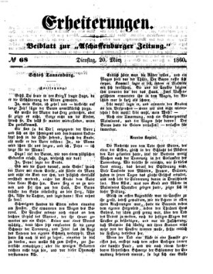 Erheiterungen (Aschaffenburger Zeitung) Dienstag 20. März 1860