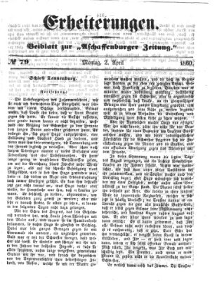 Erheiterungen (Aschaffenburger Zeitung) Montag 2. April 1860