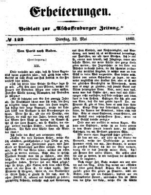 Erheiterungen (Aschaffenburger Zeitung) Dienstag 22. Mai 1860