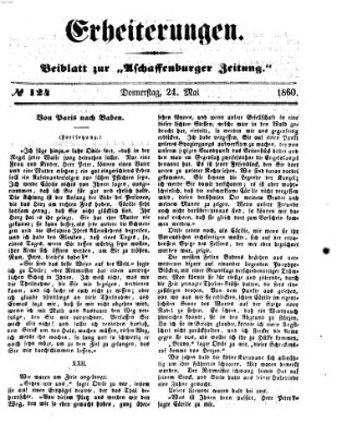 Erheiterungen (Aschaffenburger Zeitung) Donnerstag 24. Mai 1860