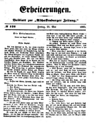 Erheiterungen (Aschaffenburger Zeitung) Freitag 25. Mai 1860