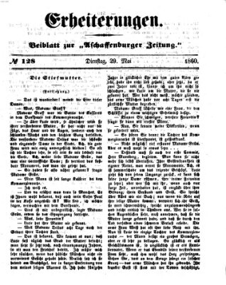 Erheiterungen (Aschaffenburger Zeitung) Dienstag 29. Mai 1860