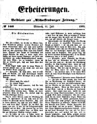 Erheiterungen (Aschaffenburger Zeitung) Mittwoch 11. Juli 1860