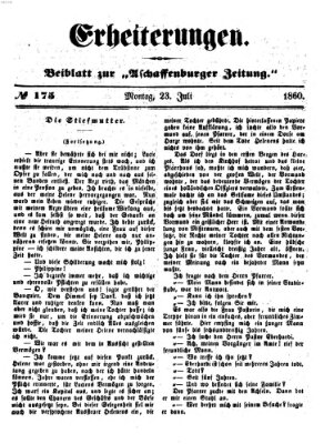 Erheiterungen (Aschaffenburger Zeitung) Montag 23. Juli 1860