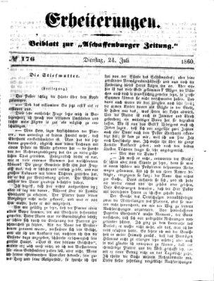 Erheiterungen (Aschaffenburger Zeitung) Dienstag 24. Juli 1860