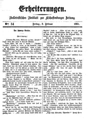 Erheiterungen (Aschaffenburger Zeitung) Freitag 8. Februar 1861