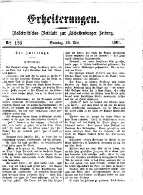 Erheiterungen (Aschaffenburger Zeitung) Sonntag 26. Mai 1861