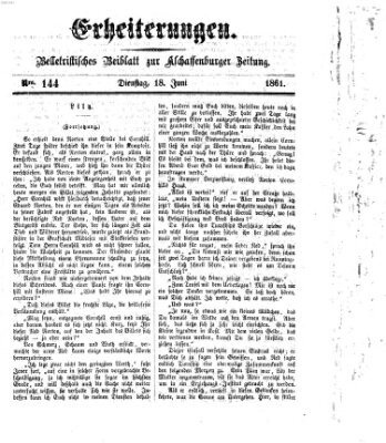 Erheiterungen (Aschaffenburger Zeitung) Dienstag 18. Juni 1861