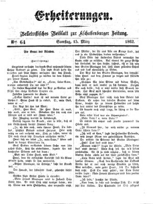 Erheiterungen (Aschaffenburger Zeitung) Samstag 15. März 1862