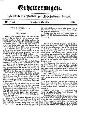 Erheiterungen (Aschaffenburger Zeitung) Samstag 24. Mai 1862