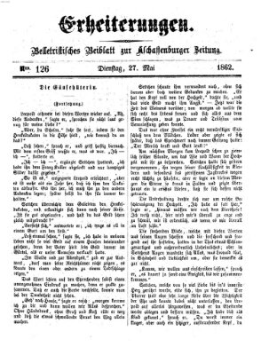 Erheiterungen (Aschaffenburger Zeitung) Dienstag 27. Mai 1862