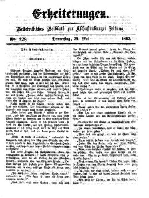 Erheiterungen (Aschaffenburger Zeitung) Donnerstag 29. Mai 1862