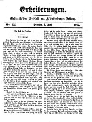 Erheiterungen (Aschaffenburger Zeitung) Dienstag 3. Juni 1862