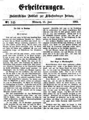 Erheiterungen (Aschaffenburger Zeitung) Mittwoch 18. Juni 1862