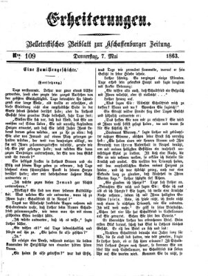 Erheiterungen (Aschaffenburger Zeitung) Donnerstag 7. Mai 1863