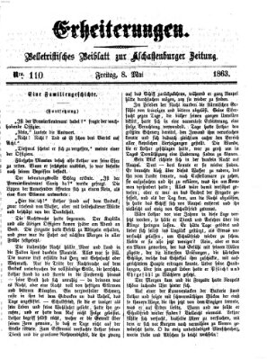 Erheiterungen (Aschaffenburger Zeitung) Freitag 8. Mai 1863