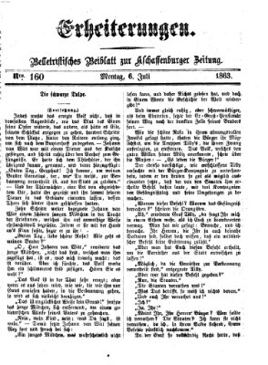 Erheiterungen (Aschaffenburger Zeitung) Montag 6. Juli 1863