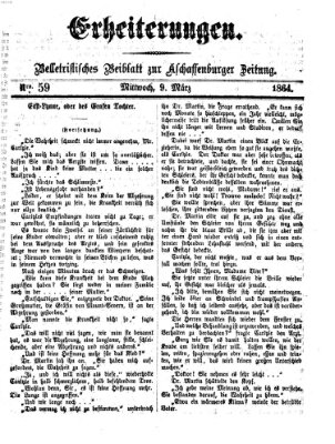 Erheiterungen (Aschaffenburger Zeitung) Mittwoch 9. März 1864