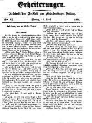 Erheiterungen (Aschaffenburger Zeitung) Montag 11. April 1864