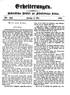 Erheiterungen (Aschaffenburger Zeitung) Freitag 6. Mai 1864