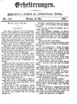 Erheiterungen (Aschaffenburger Zeitung) Montag 16. Mai 1864