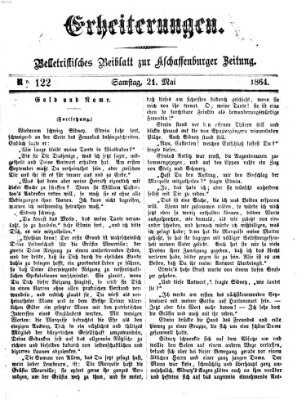 Erheiterungen (Aschaffenburger Zeitung) Samstag 21. Mai 1864